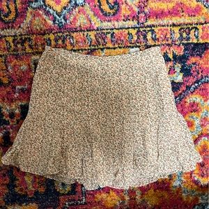 Floral skort
